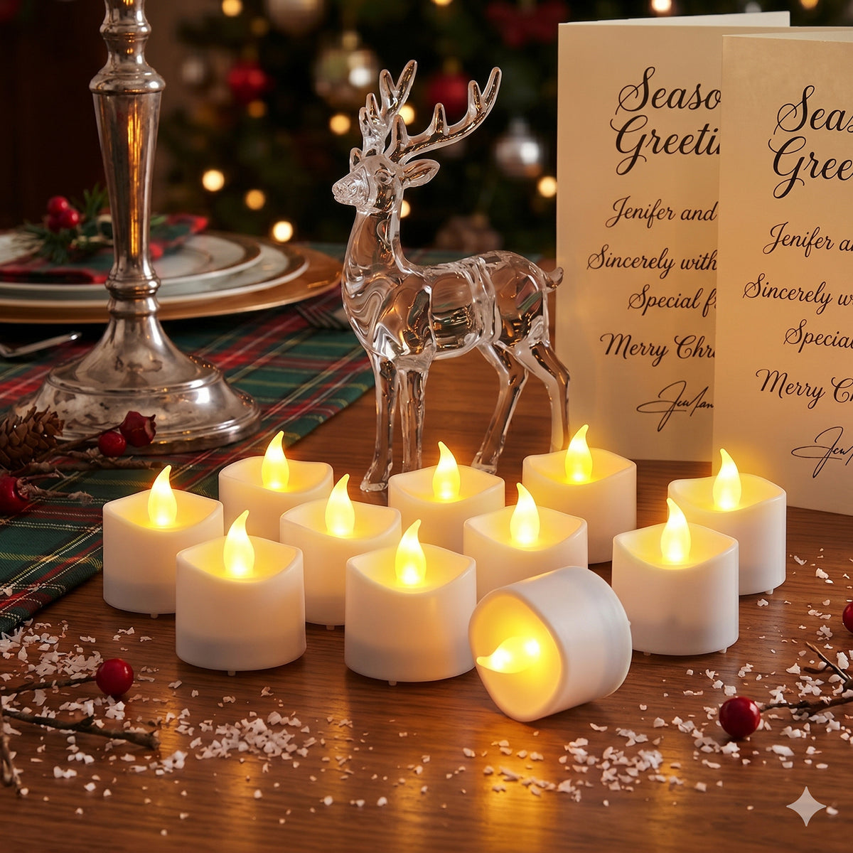 12PCS LED Rechargeable Tealight Candles with Remote Timer, Battery Operated Flameless Tea Light Candle, Fake Flickering Votive Candles for Home Centerpiece Table,Anniversary, Halloween, Ramadan Decor